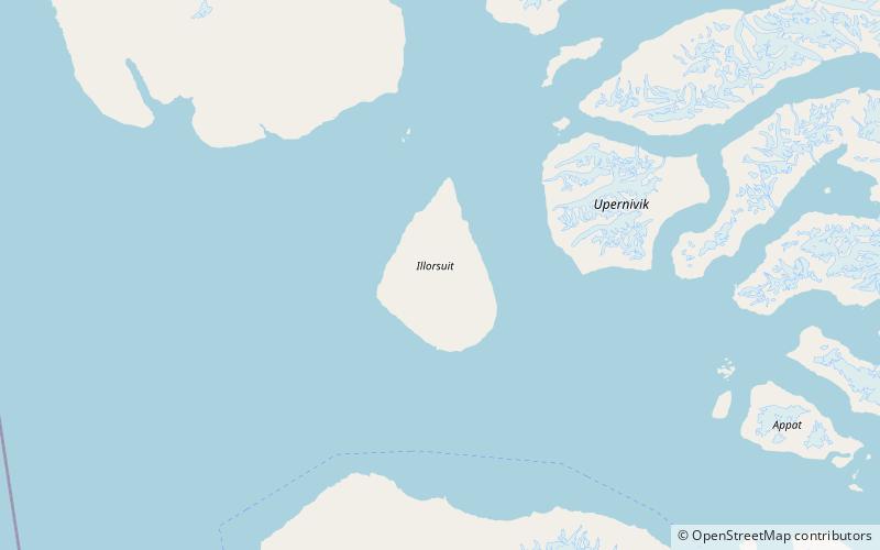 Illorsuit Island location map