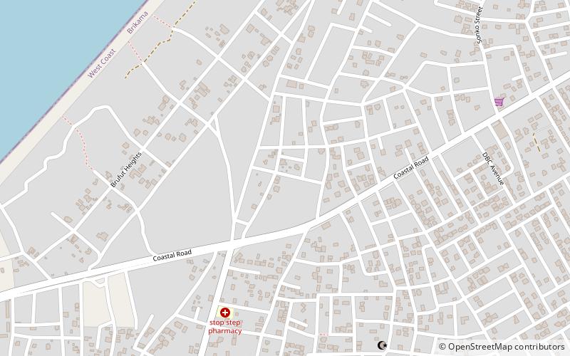 Brufut location map