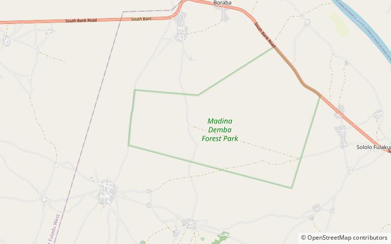 park lesny madina demba location map