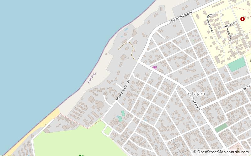 Fajara location map