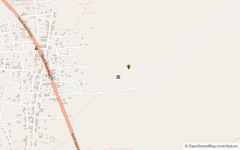 Senegambian stone circles location map