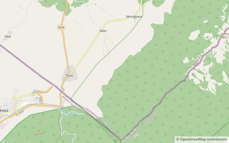 source gberemyi nimba range location map