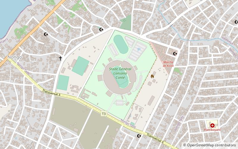 Estadio Général Lansana Conté location map