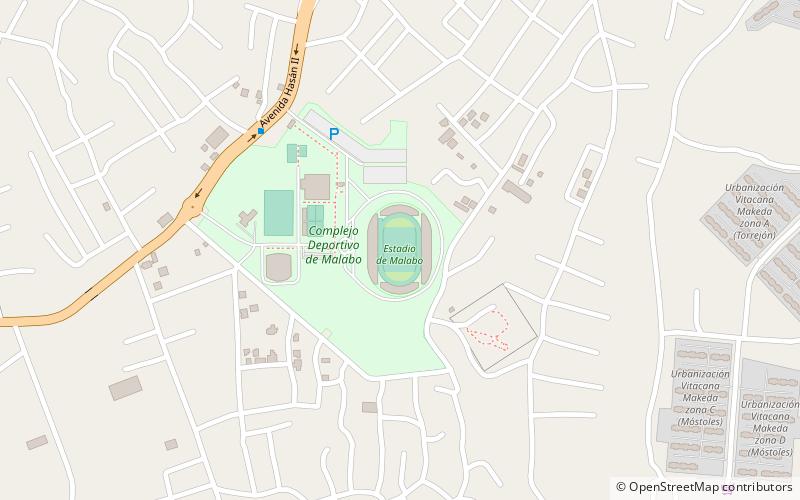 Nuevo Estadio de Malabo location map