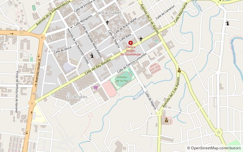 estadio internacional malabo location map
