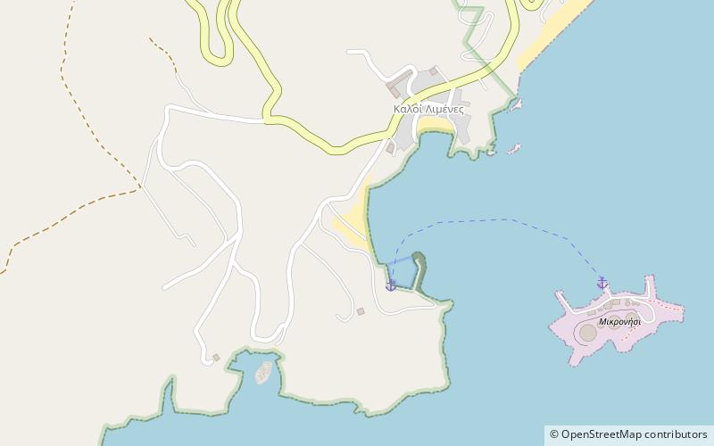 psile ammos location map