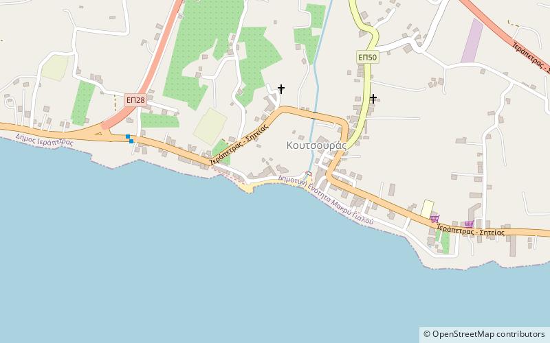 Koutsourás location map