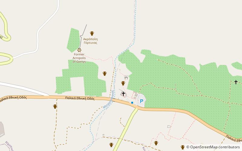 code de gortyne location map