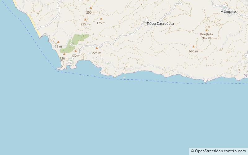 Prasonisi location map