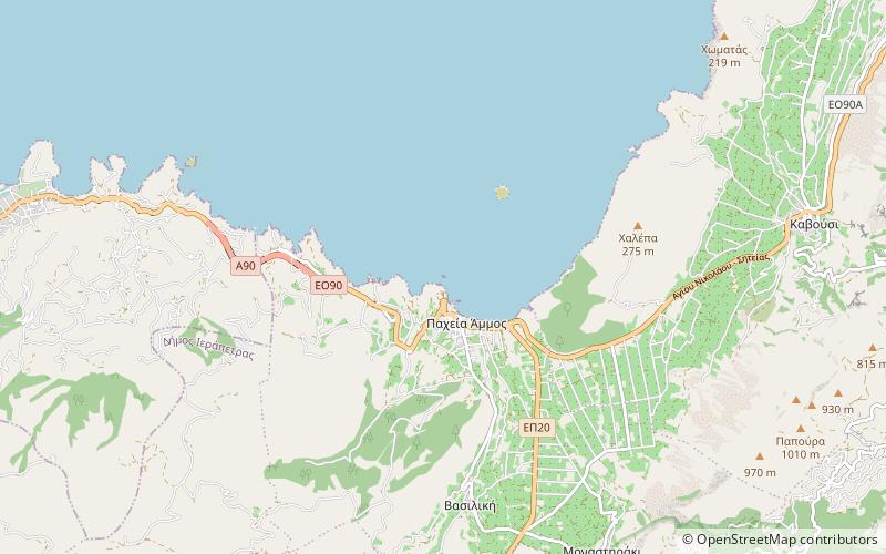 psyllos ajos nikolaos location map