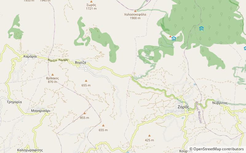 Vrontisi Monastery location map