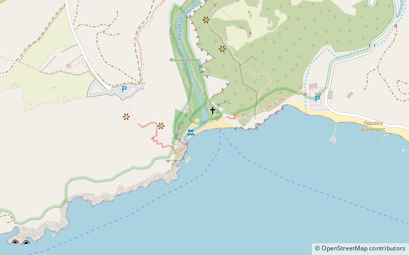 Preveli Beach location map