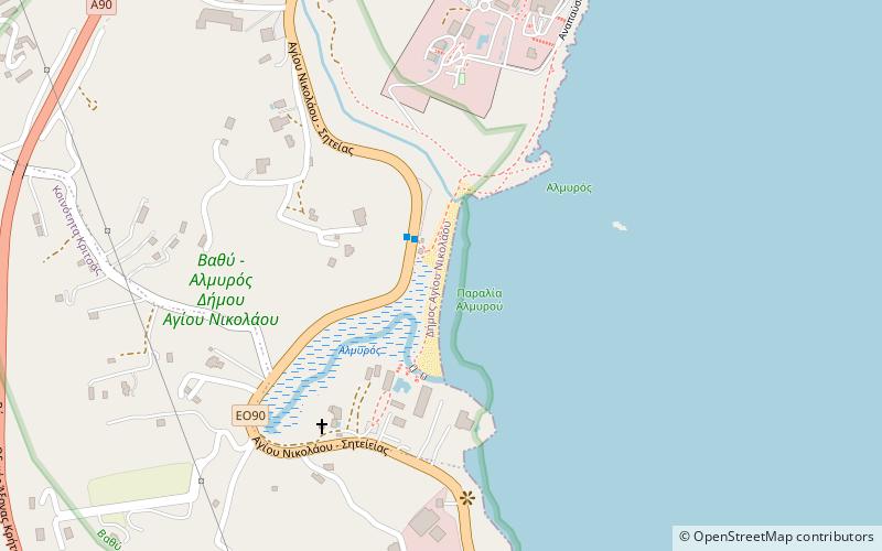 almiros ajos nikolaos location map
