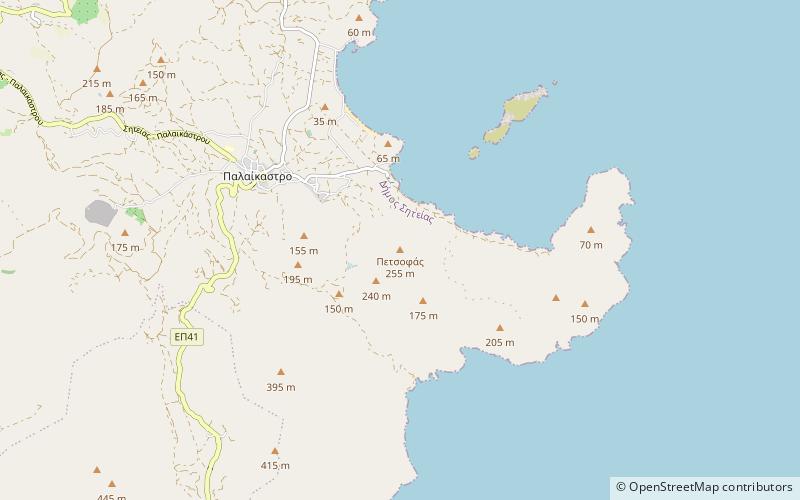 Petsophas location map