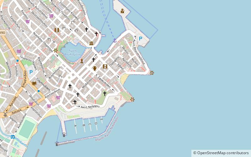 kitroplatia ajos nikolaos location map