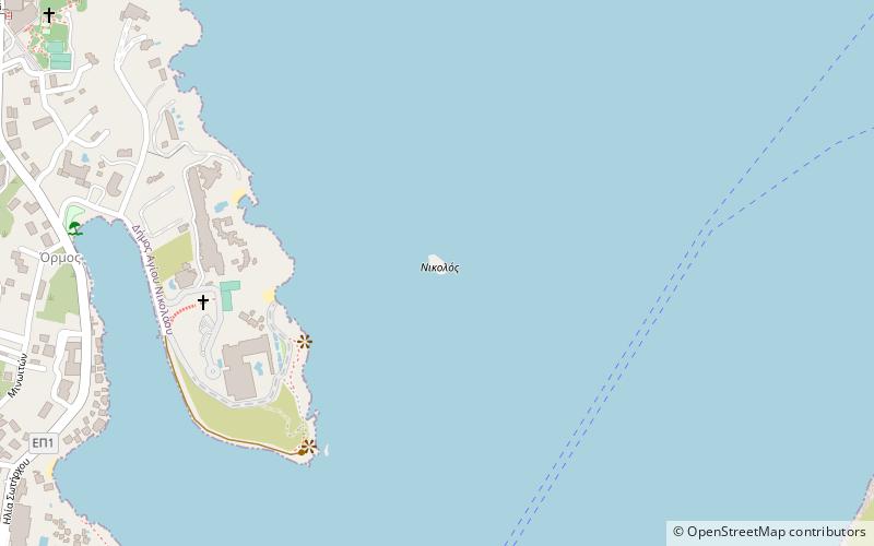 nikolos agios nikolaos location map