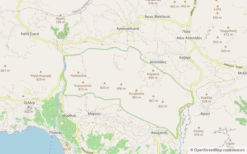 kouroupa location map