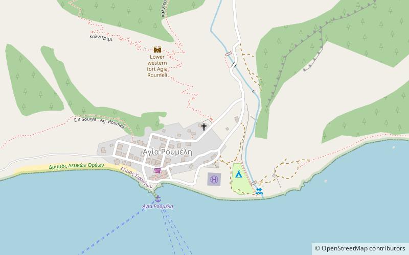 tarrha agia roumeli location map