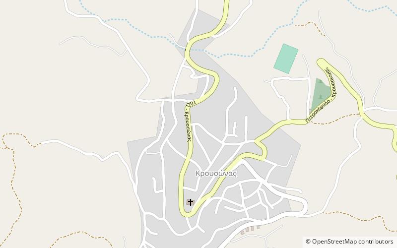 Krousónas location map