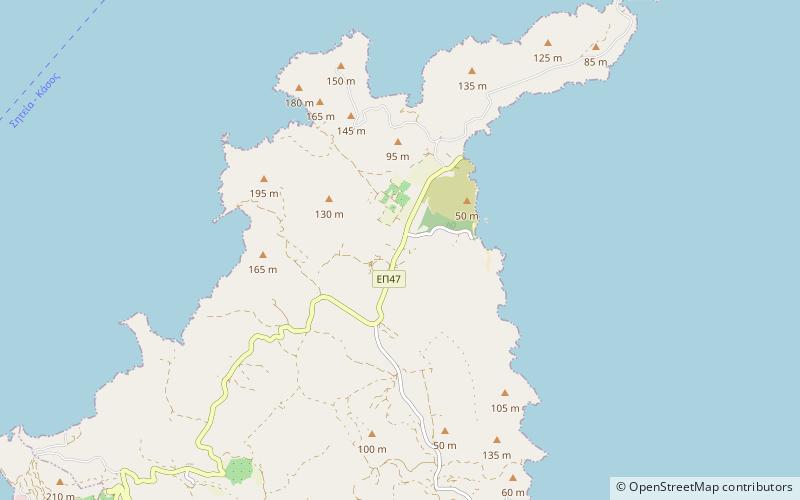 Palmenstrand von Vai location map