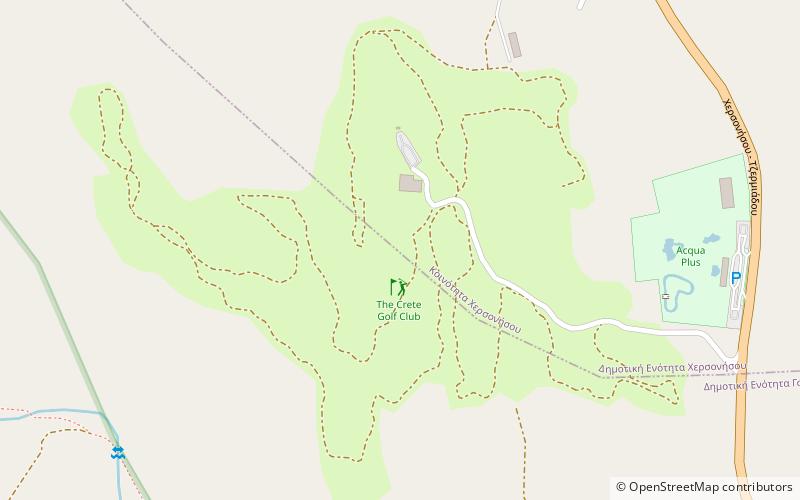 the crete golf club limin chersonisu location map
