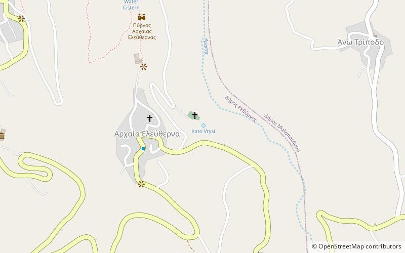kato vrysi eleutherna location map