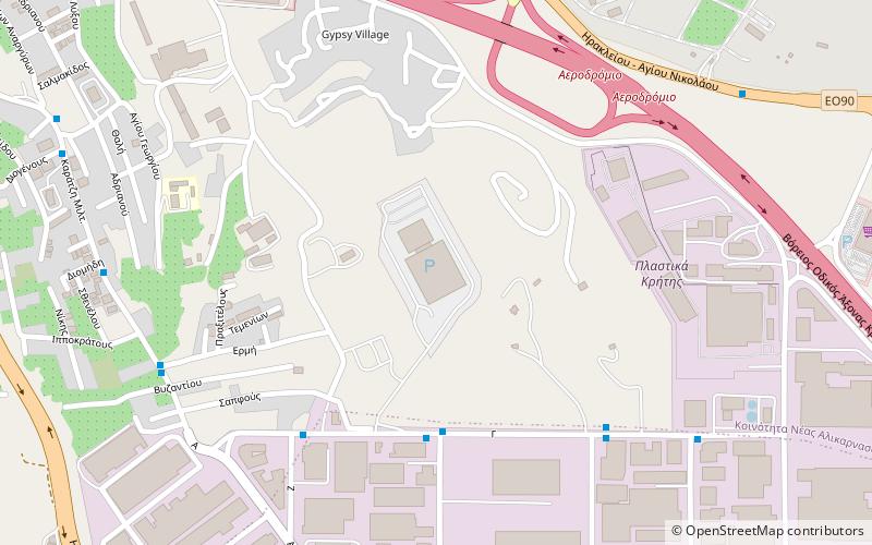 Heraklion Indoor Sports Arena location map