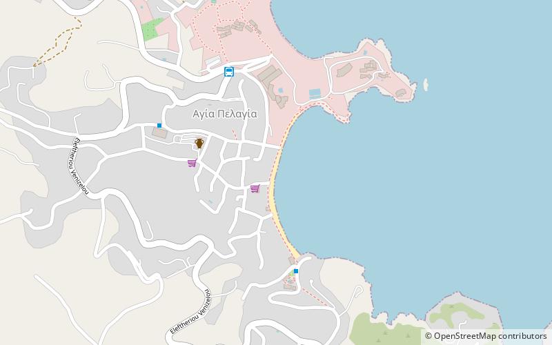 Agia Pelagia location map