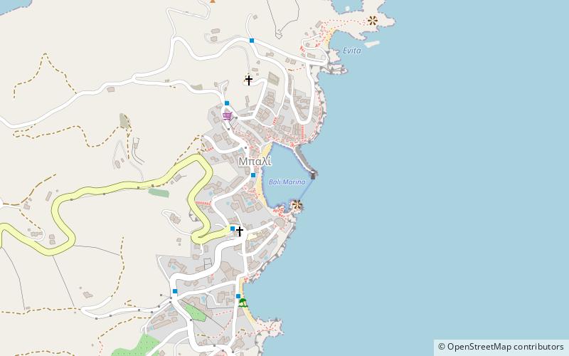 bali marina location map
