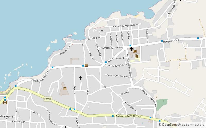 halepa chania location map