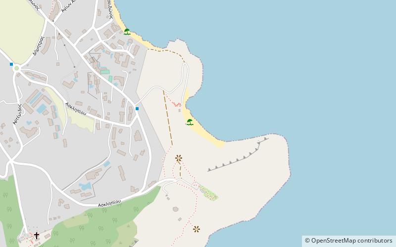 mantomata beach rhodes location map