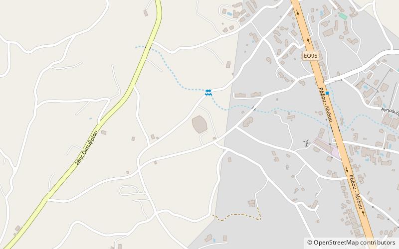 kallithea palais des sports rhodos location map