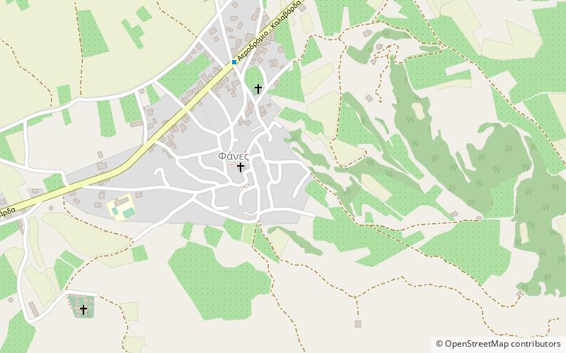 Fanes location map