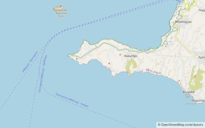 akro akrotiri location map
