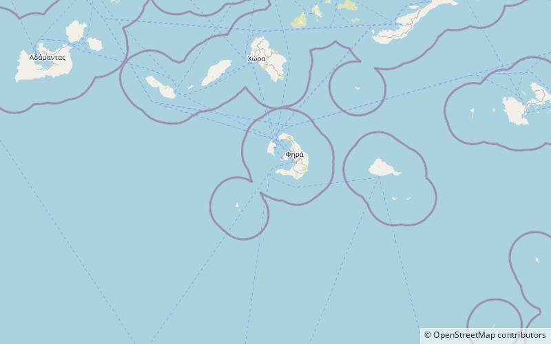 Phare de Santorin location map
