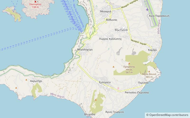 hatzidakis winery santoryn location map