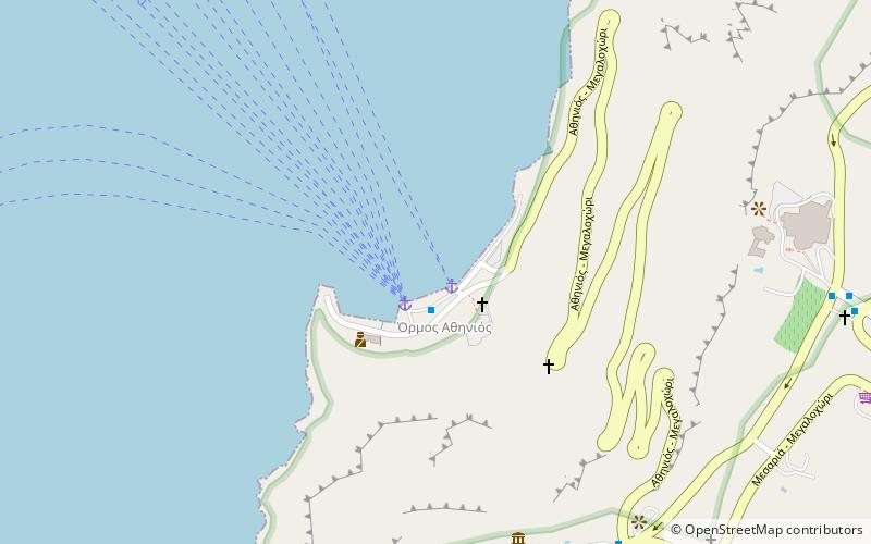 Athinios location map