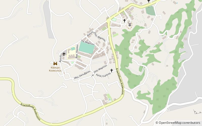 Koskinou location map