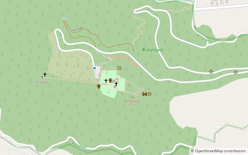 filerimos rhodes location map