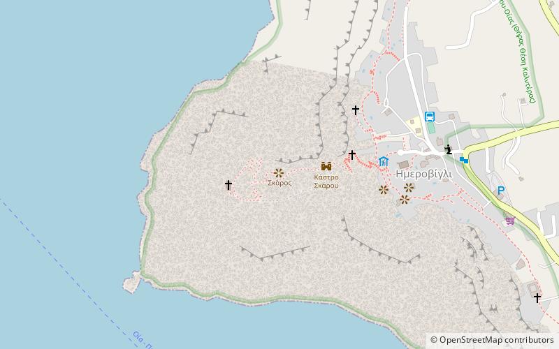 Skaros location map