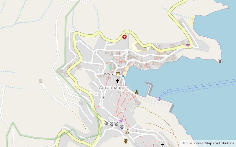 archaeological museum of astypalaia location map