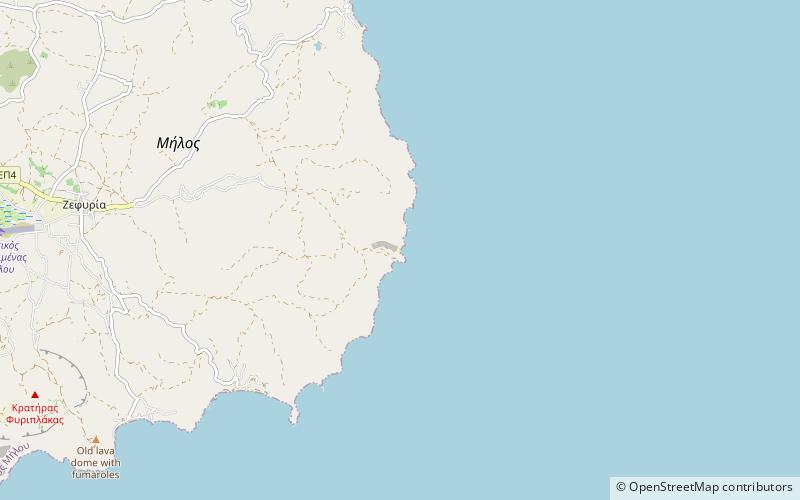 theiafes milos location map