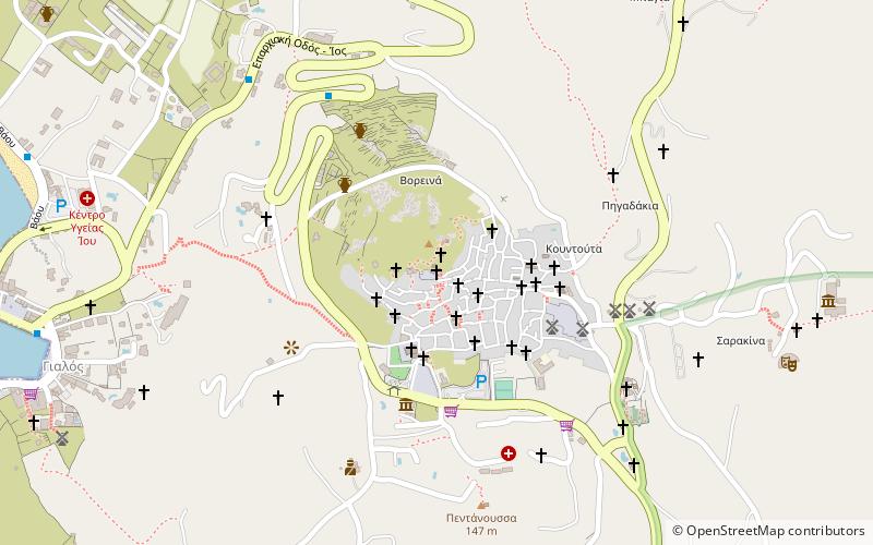 Panagia Gremniotissa location map