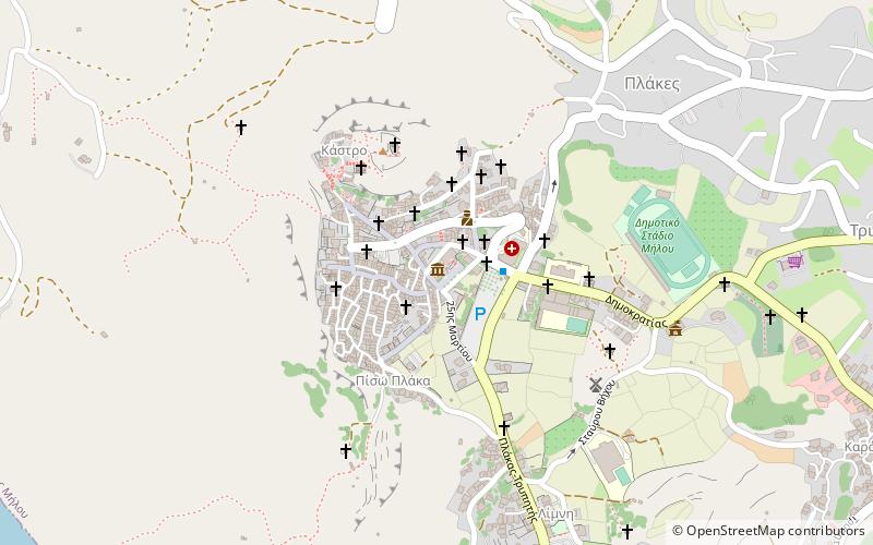 Archaeological Collection of Agios Andreas on Sifnos location map