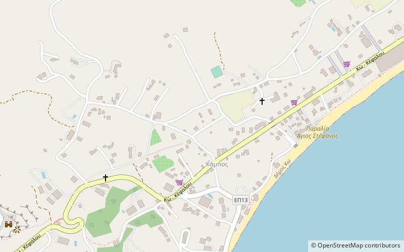 Kefalos location map