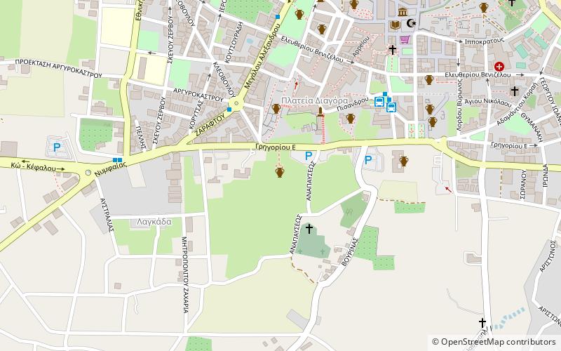 Roman Odeon of Kos location map