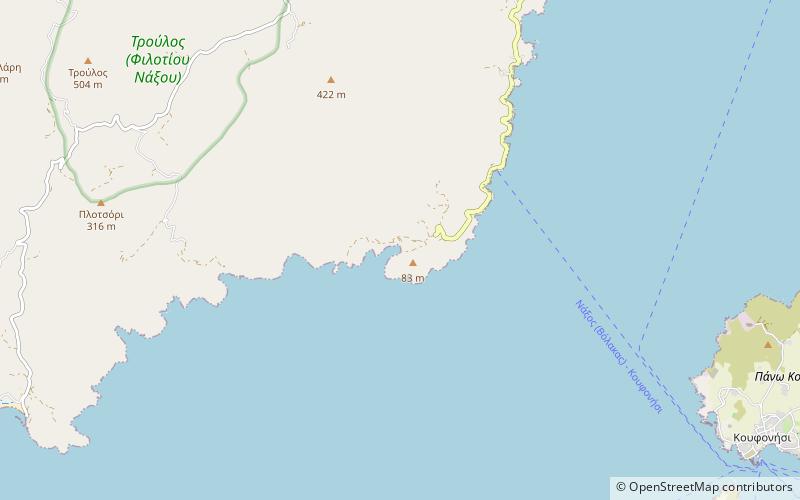 panormos beach naksos location map