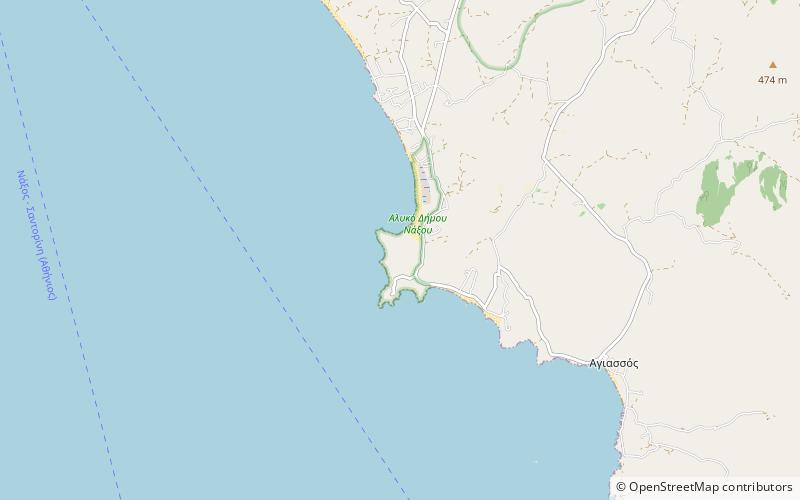 alyko naksos location map