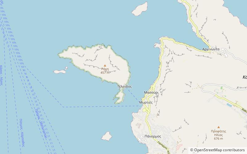 Telendos location map