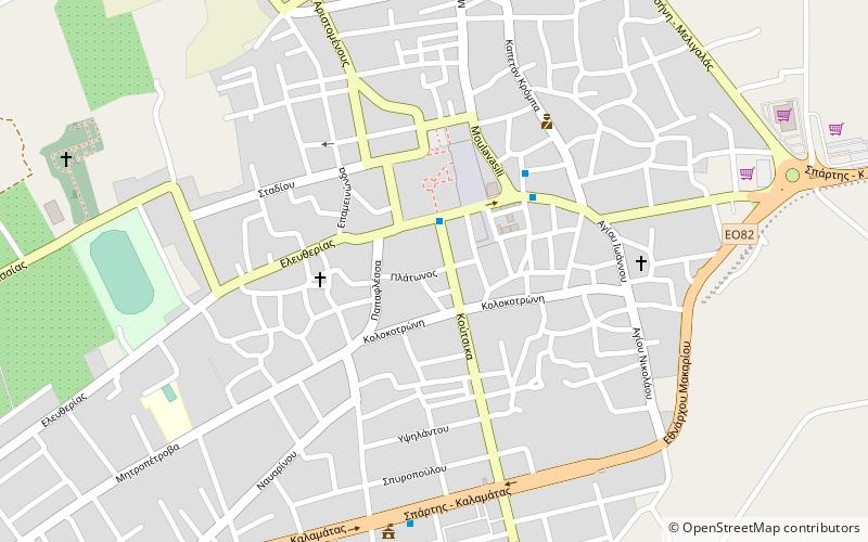 Messini location map